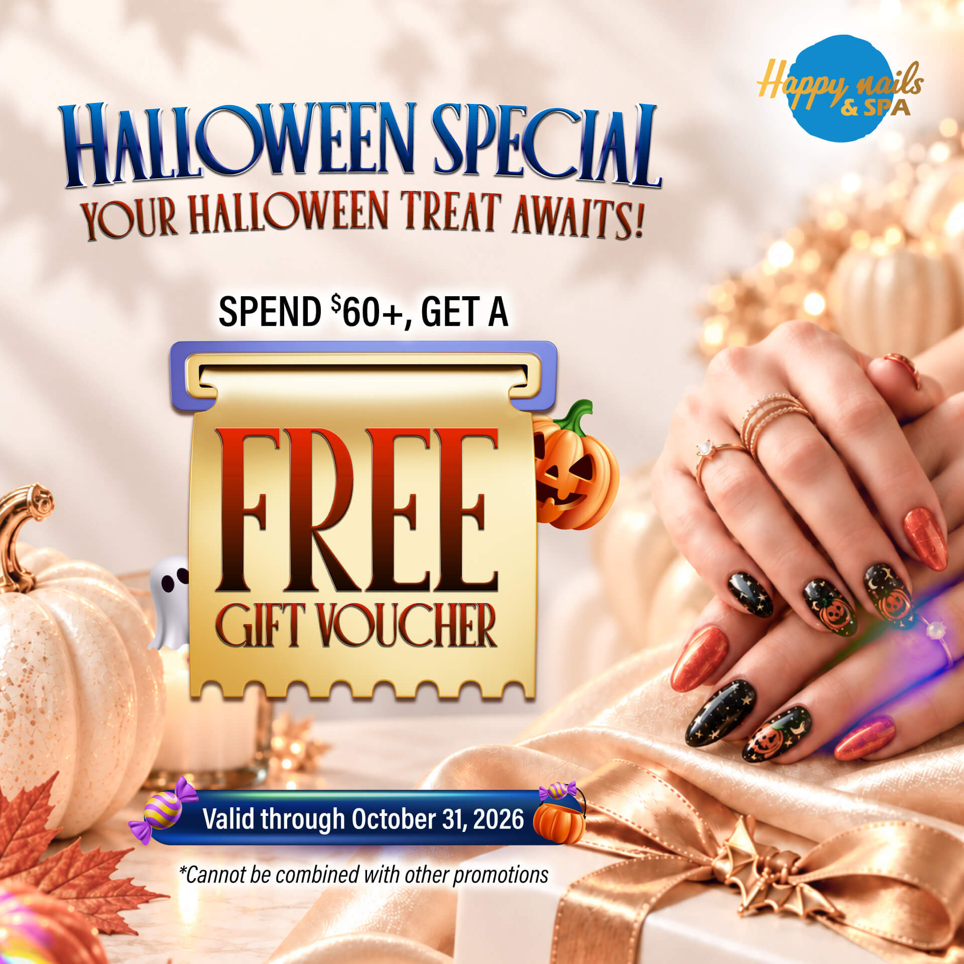 🌟 Happy Nails & Spa - Promotion 🌟
